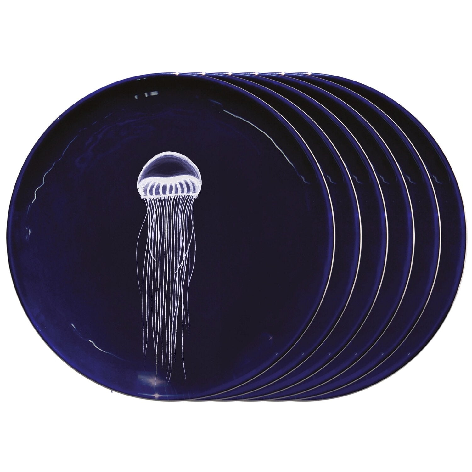 Assiette L Abysses Méduse