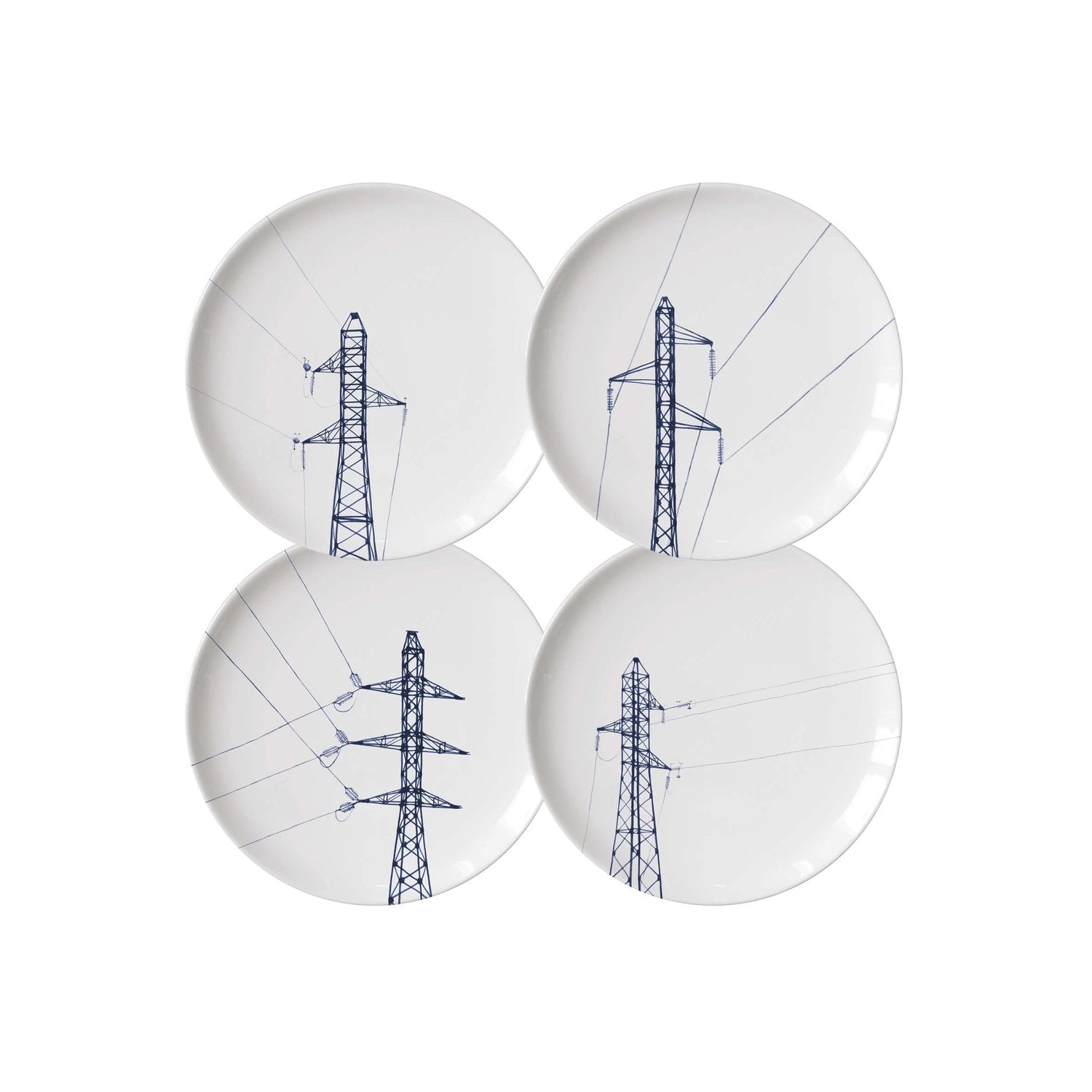 Assiette XS Pylônes