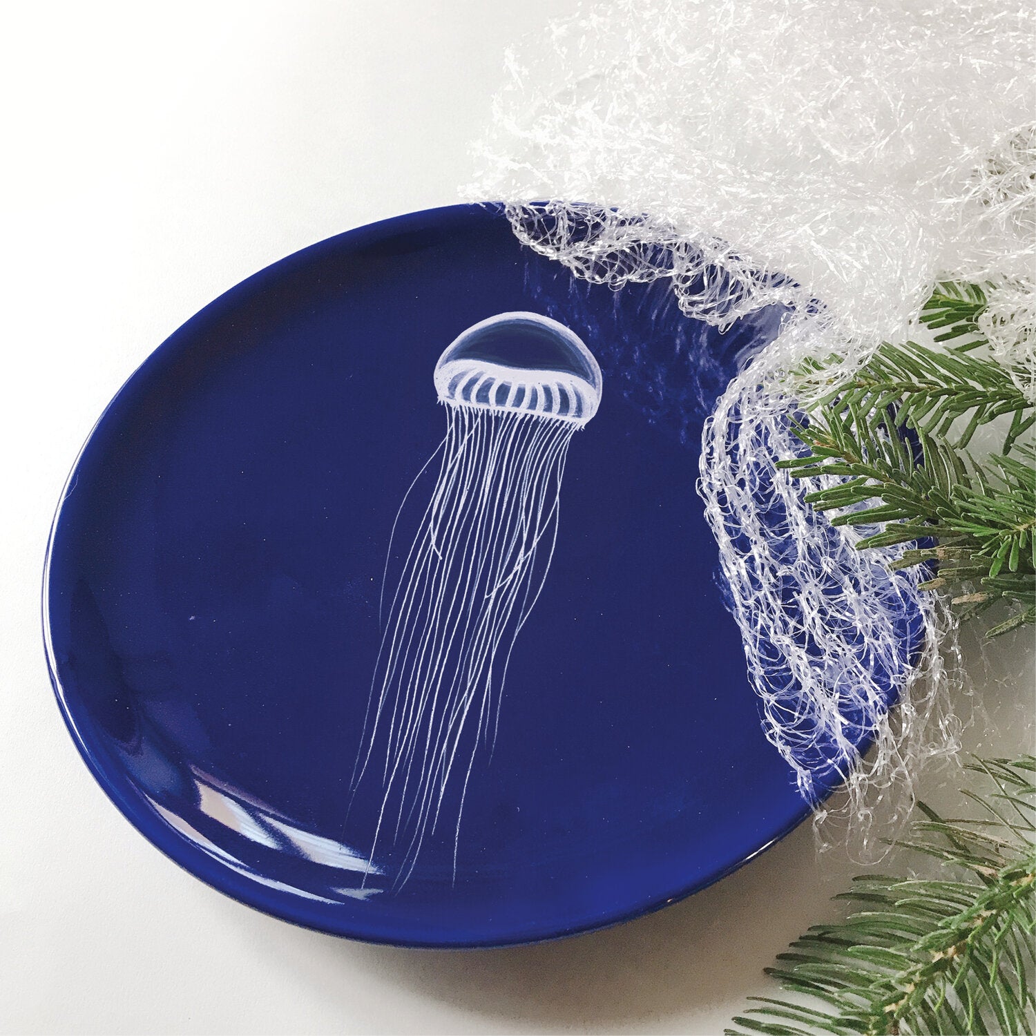 Assiette L Abysses Méduse