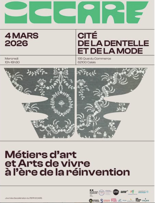 Métiers d'art et arts de vivre à l'ère de la réinvention à Calais - ICCARE - CNRS