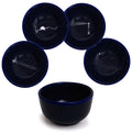 4 bols Bleu nuit