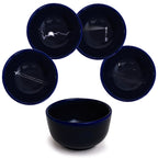 4 bols Bleu nuit