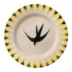 Coffret de 4 grandes assiettes Bistrot Hirondelles