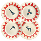Coffret de 4 assiettes Bistrot Noël