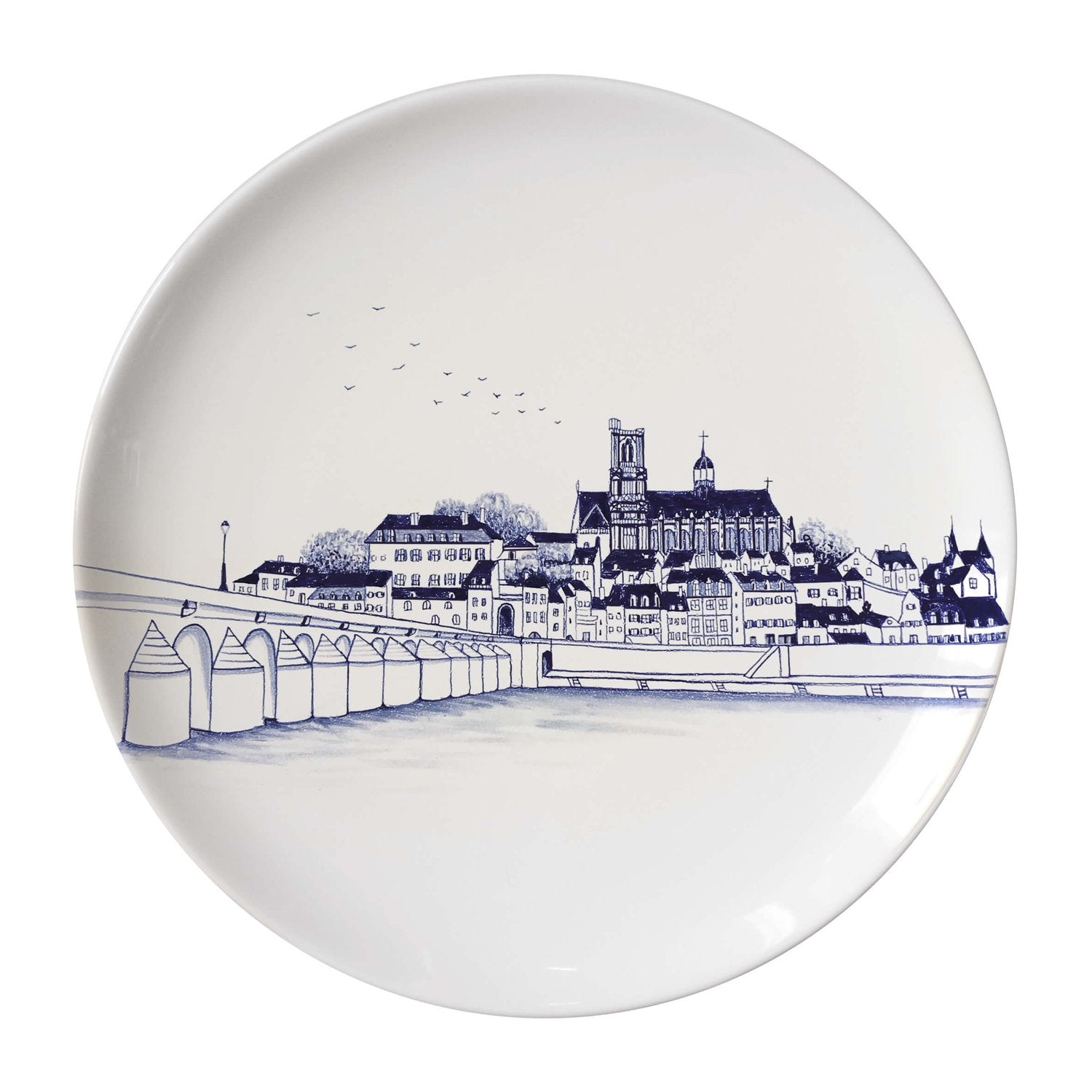 Plat XL Nevers Pont de Loire