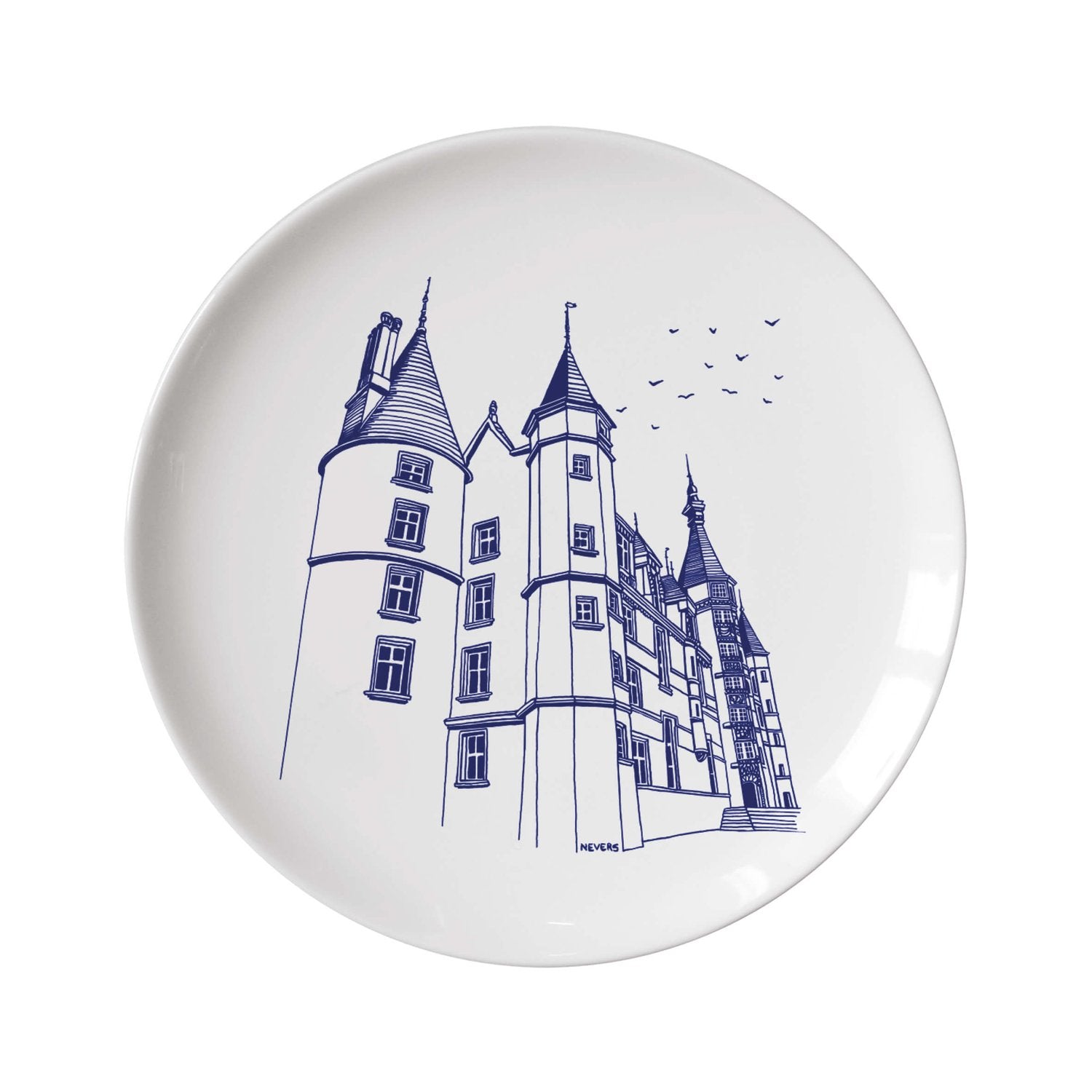 Assiette M Nevers Palais Ducal