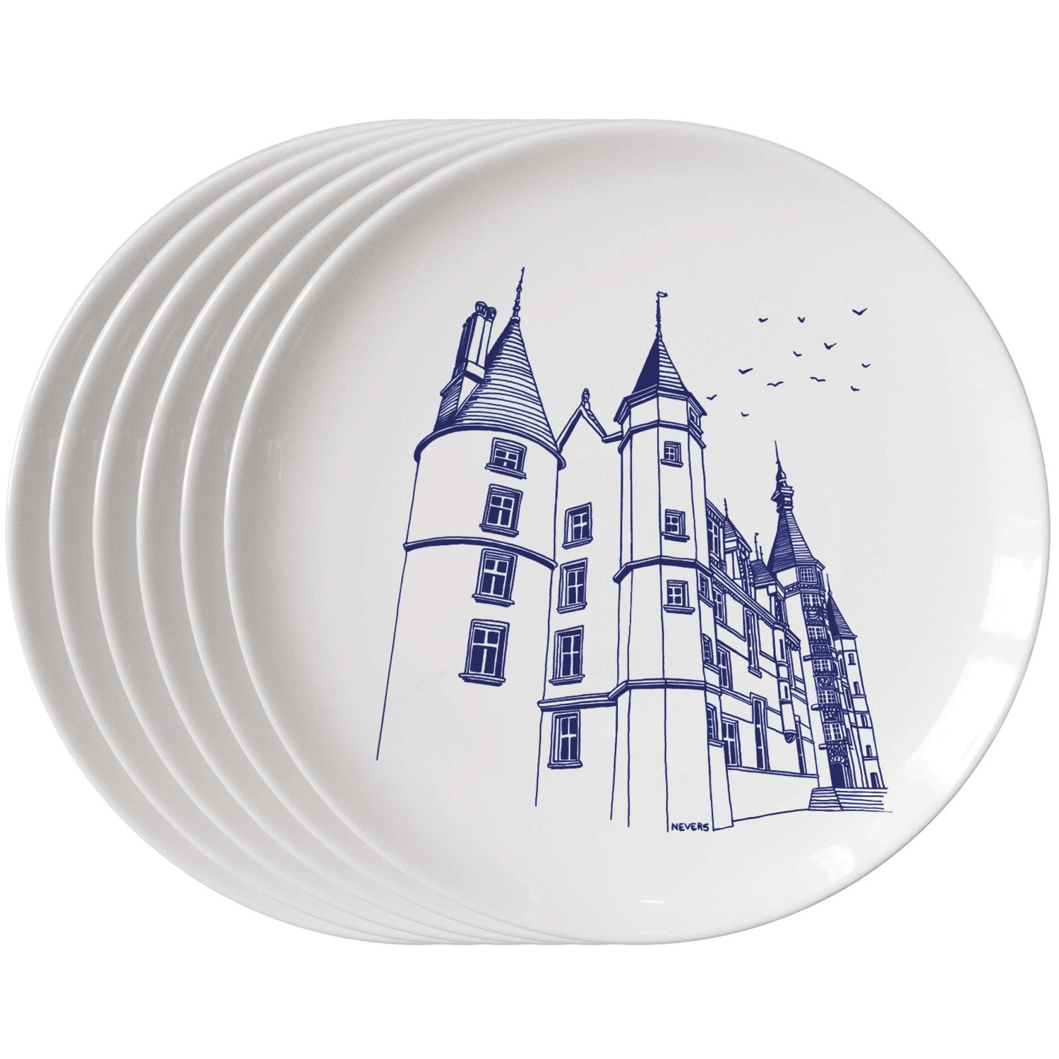 Assiette M Nevers Palais Ducal
