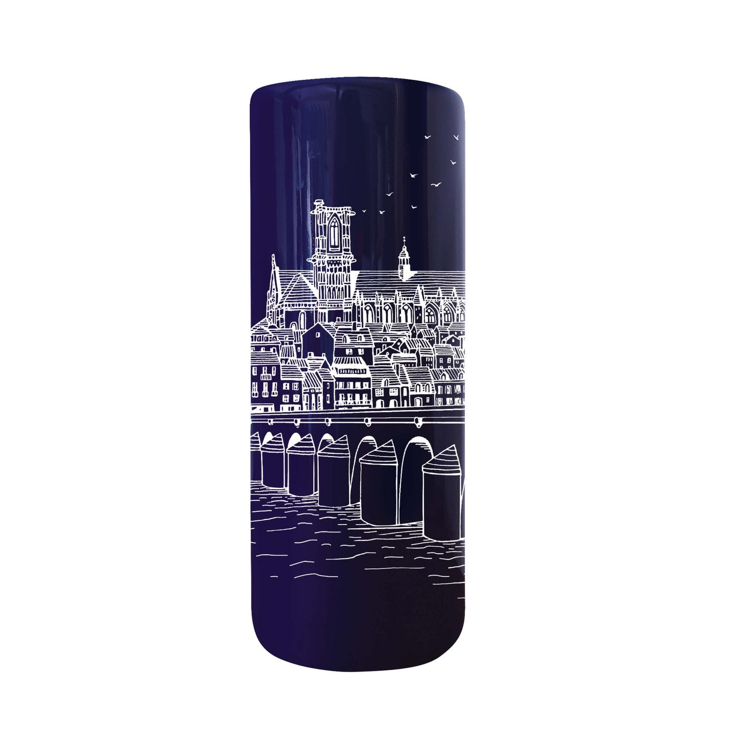 Grand vase Nevers Bleu de Nevers