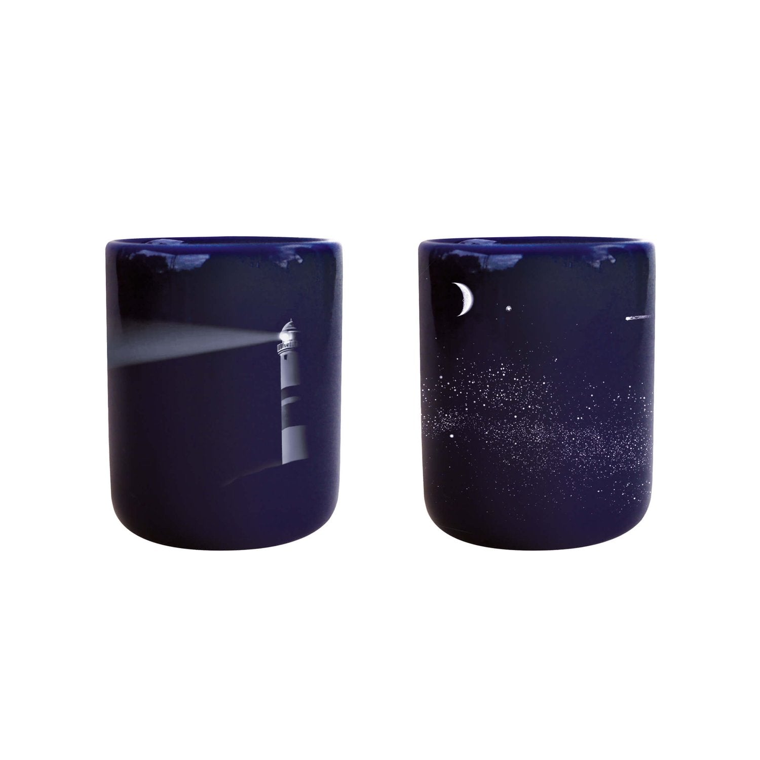 2 petits gobelets Bleu nuit