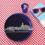 Assiette M Nevers Bleu de Nevers