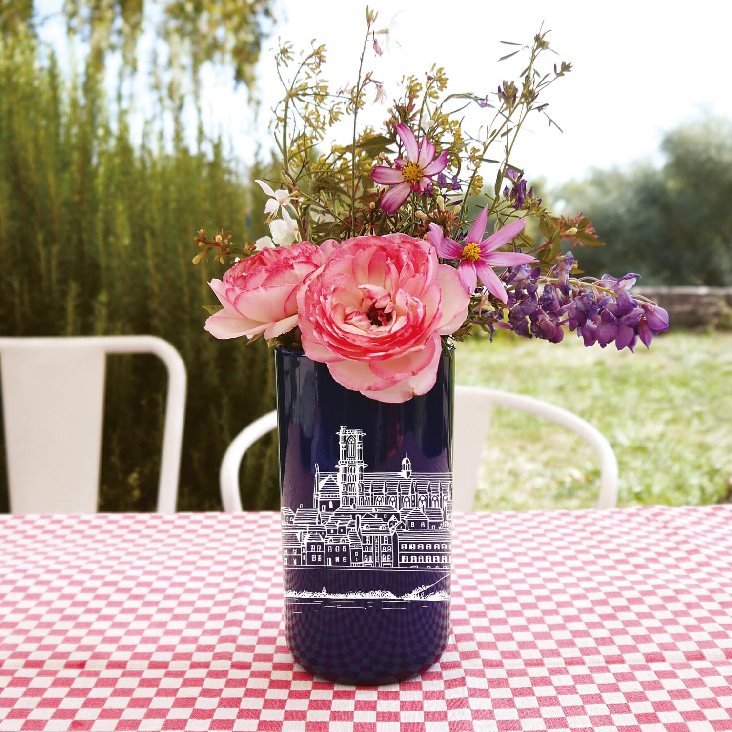 Petit vase Nevers Bleu de Nevers