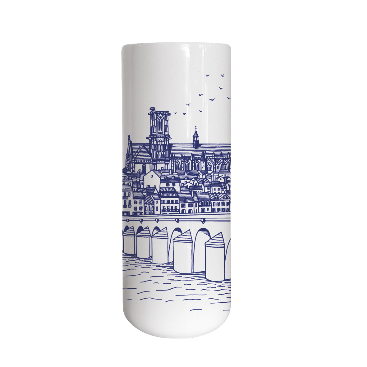 Grand vase Nevers Pont de Loire