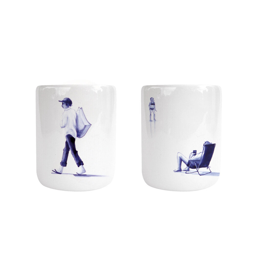 2 petits gobelets Plage
