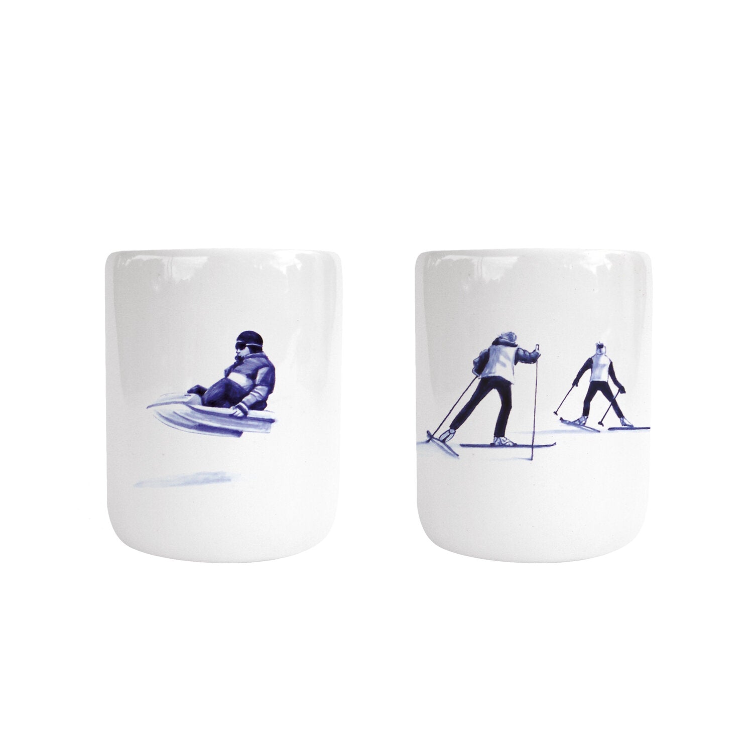 2 petits gobelets Ski