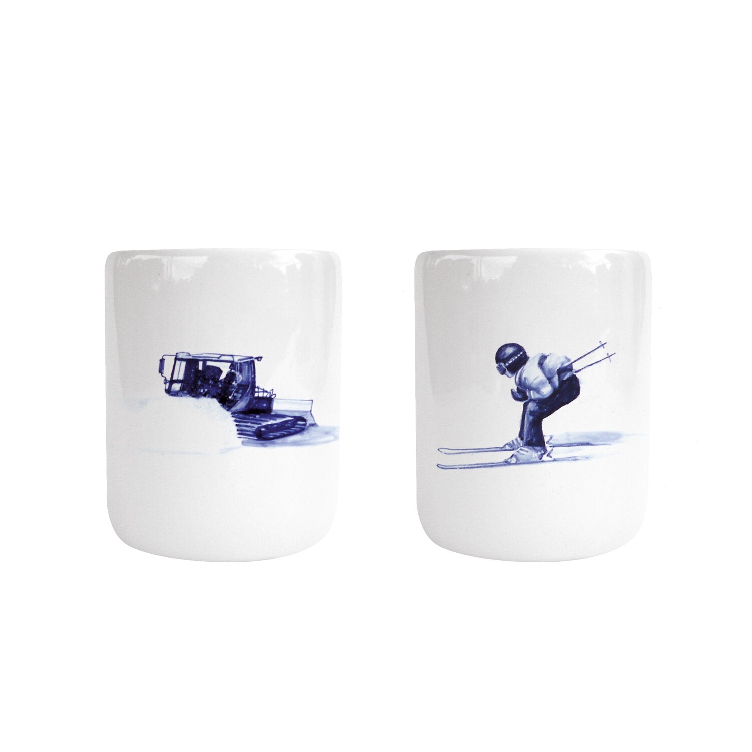 2 petits gobelets Ski
