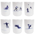 6 grands gobelets Ski