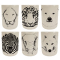 6 Grands gobelets Sauvage