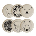 Coffret de 6 assiettes XS Sauvage