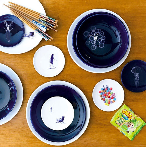 Assiette creuse Abysses