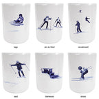 2 petits gobelets Ski